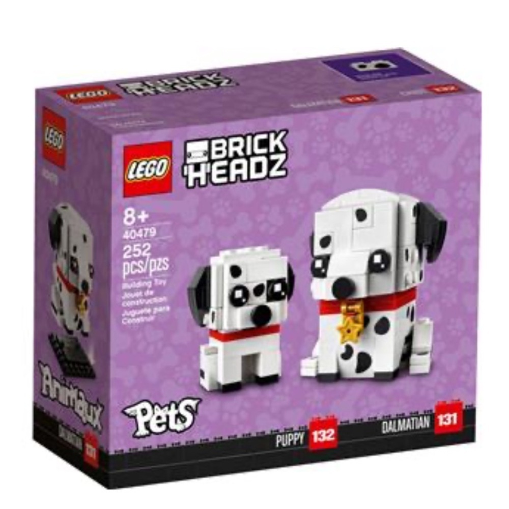 Lego brick headz set 40479 puppy 132. 242 pieces new and sealed in box retired
